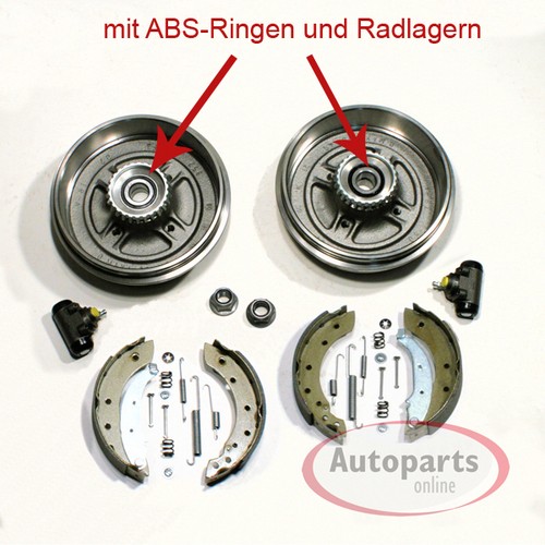 Bremstrommeln 203 abs - bremstrommeln, Ø