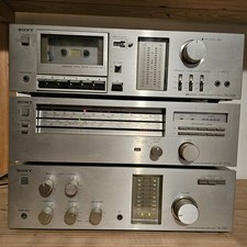 Sony TA-333 Amplifier, ST-333L Tuner, TC-U30 Tapecorder *Bausteine*