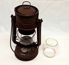 Orig. Nier Feuerhand Laterne - Natur Rost - Baby 276 + Ersatzglas