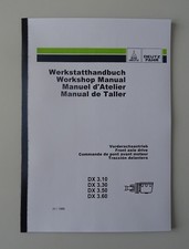 Deutz DX 3.10 3.30 3.50 3.60 Werkstatthandbuch Reparaturhandbuch Vorderachsantr.