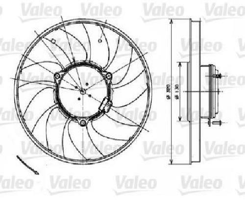 Original valeo lüfter - original,