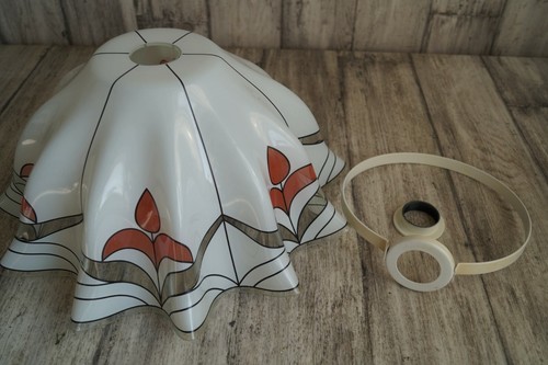 Lampenschirm mit wellenrand - lampenschirm,