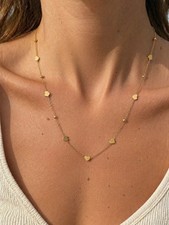 Gold Halskette Herz Damen