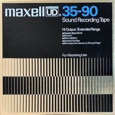 Maxell UD 35-90 Reel to Reel Tape, LP, 7" Tonband, 1800 ft