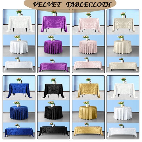 Samt tischdecke weich elegante - samt-tischdecke,