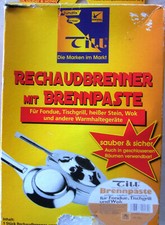 Rechaudbrenner mit Brennpaste