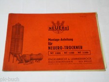 Handbuch Montageanleitung Neuero Trockner NT 1000 / NT 1500 / NT 2500  