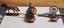 Zinnfiguren 3 Artillerie mit