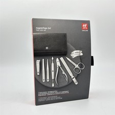 ZWILLING Maniküre-Set (7-teilig, Pediküre-Set, Reiseetui-Set, Nagelpflege, Echtl
