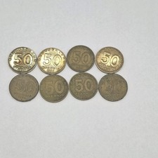 50 Pfennig, Deutschland, 1950, A Lot 8 Stück Stgl bis Akzeptable B09
