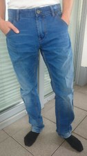 Herren Hose Größe 31/32 - Blaue Jeans m. Farbspritzern Effekt - s.Oliver Vintage