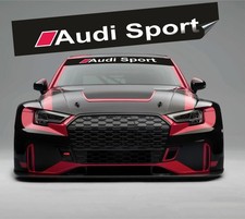 Sport Aufkleber Sonnenschutzstreifen Frontscheibe Tuning Sticker Audi Sport