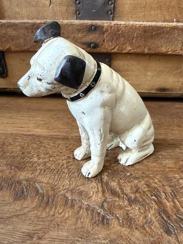 Nipper hund spardose gusseisen - nipper,