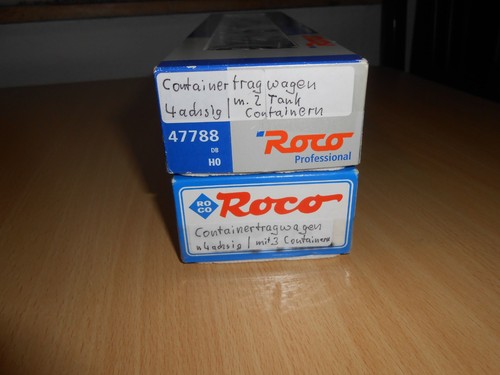 Roco containerwagen 4 - ho,