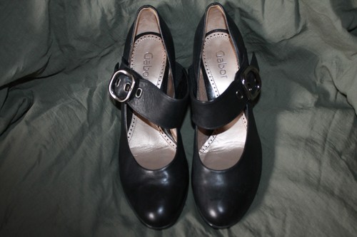 Gabor schwarze spangen pumps - schwarze,