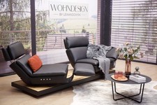 Modell Edon mit Metallrahmen in Leder D Gaucho toro