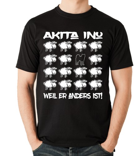 Black sheep akita inu japan - black,