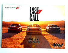 Dodge Challenger Last Call Prospekt 2023 Broschüre deutsch