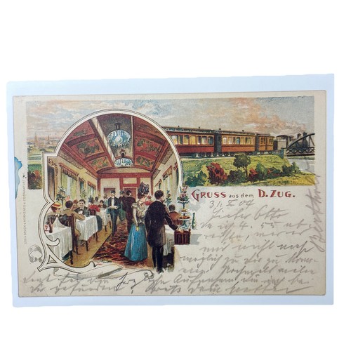 Postkarte reprint eisenbahn - ak,