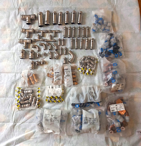 Sanitär viega inox fittings