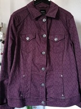 *Bonita* Jeansjacke (Burgunder