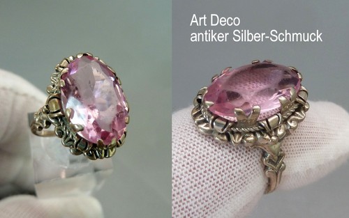 Sk82 art deco ring spinell - art,