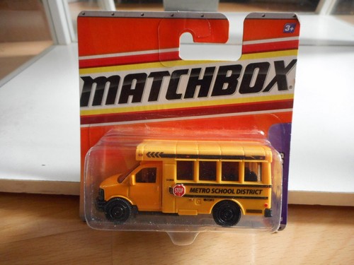 Matchbox gmc schulbus gelb - schulbus, in