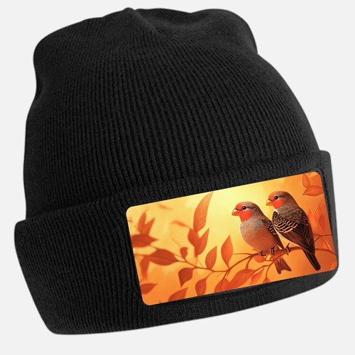 Schwarze beanie mütze - schwarze, mit