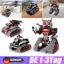 3 in 1 Ferngesteuerter Baustein Roboter Renn Panzer App-Steuerung programmierbar