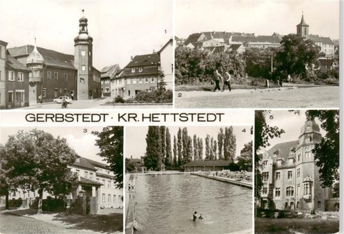 Gerbstedt markt teilansicht - gerbstedt,