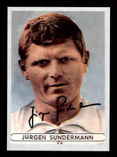 Jürgen Sundermann Autogrammkarte Hertha BSC Berlin Spieler 60er Jahre Orig Sign2