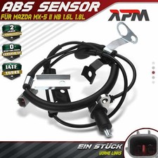 ABS Sensor Raddrehzahl Vorne Links für Mazda MX-5 II NB 1.6 1.8 1999/02-2004/07