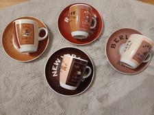 4 Espresso- und Untertassen Seltmann Weiden  Kaffee Edition