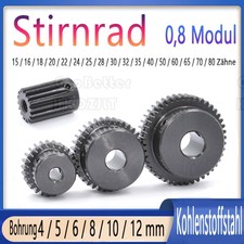 Zahnrad Stirnrad Modul 0,8 15