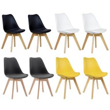 1/2/4/6x Wohnzimmerstuhl