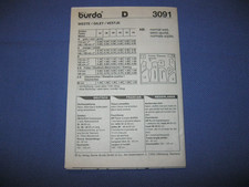 burda Schnittmuster, Gr