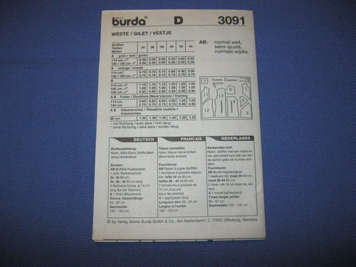 Burda schnittmuster gr - burda, schnittmuster,