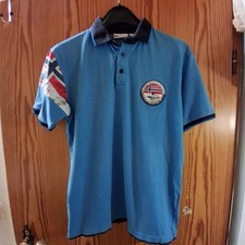 Herren Poloshirt L 50 d.blau