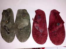 2 Paar  Mittelalter Lederschlappen Barfußschuh Leder   passend für Gr. 40 Damen