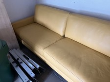 LEDER Couch & Sofa mit 2 Sessel