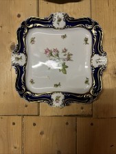 Servierteller Lindner Bavaria 1034/22 Echt Cobalt