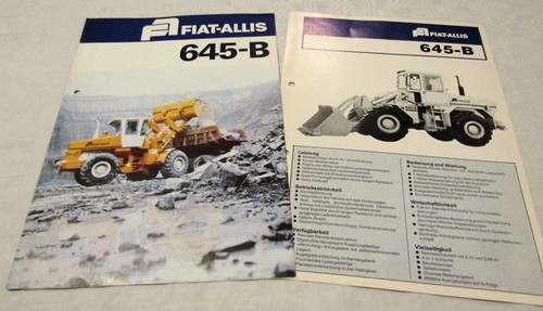 Prospekte fiat allis - allis, 645-b