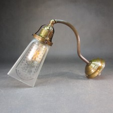 Org. Jugendstil Wandlampe von 1912 Retro Wandleuchte Flurlampe Vintage Leselampe