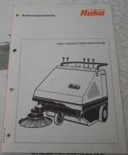 Bedienungsanleitung Hako-Hamster 1050 (6217/6218) Original Hako Hausdruckerei