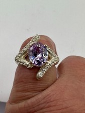 Sterling Silber Amethyst Ring