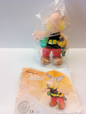 Ferrero Maxi-Ei, Asterix aus Stoff im verschlossenen PVC Beutel, Beipackzettel