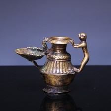 Antike butterlampe butter lamp - butterlampe,