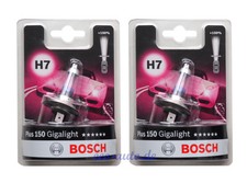 2x BOSCH Gigalight Plus 150 H7
