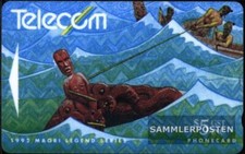 Neuseeland 650 5 $ gebraucht 1992 Meeresgott