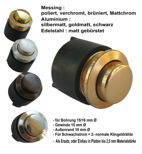 Klingelknopf-Klingel-Klingelan